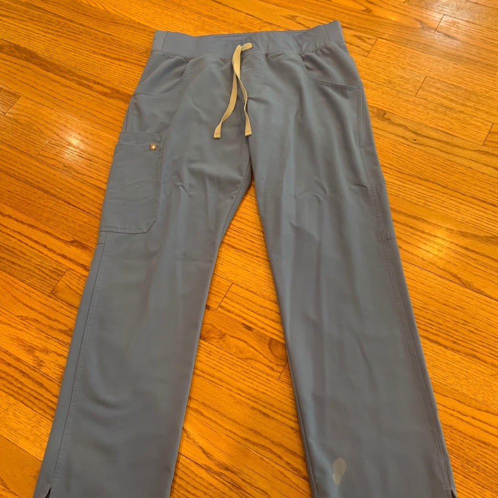 Figs Kade scrub pants ceil blue